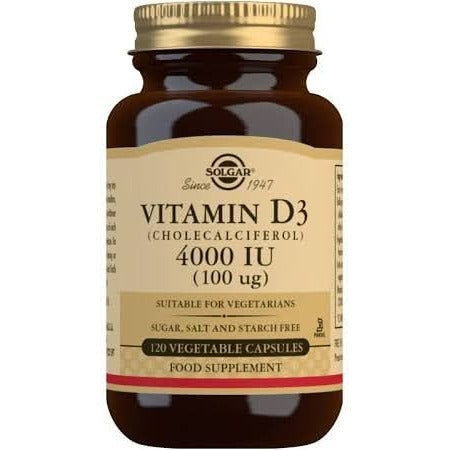 Solgar Vitamin D3 4000iu (100ug) 120 Vcaps