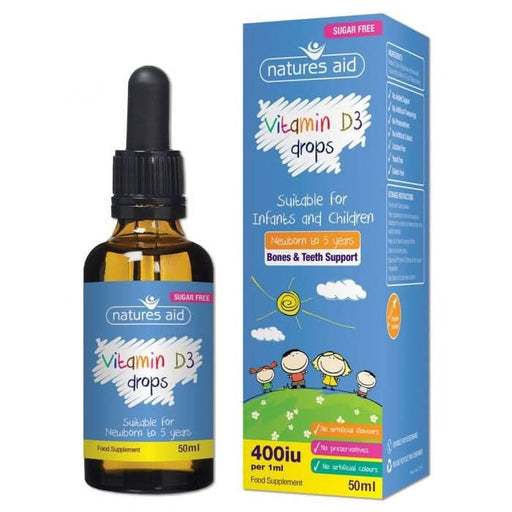 Natures Aid Children's Vitamin D3 Drops 50ml