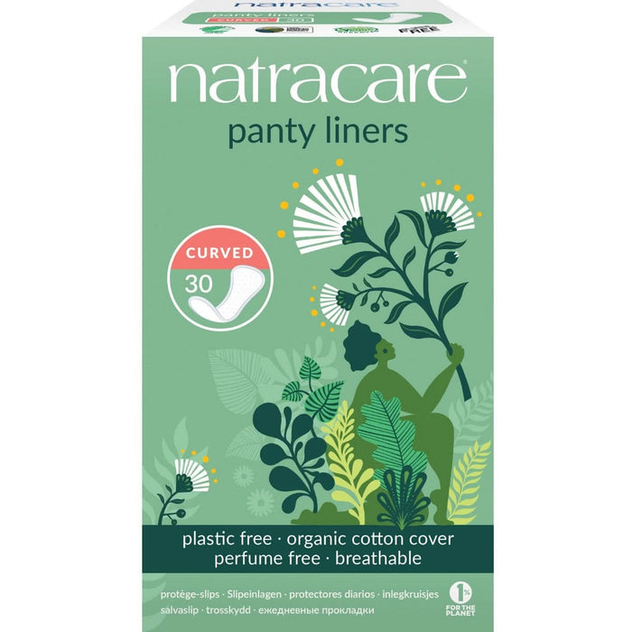 Natracare Curved Panty Liners x 30 Pack
