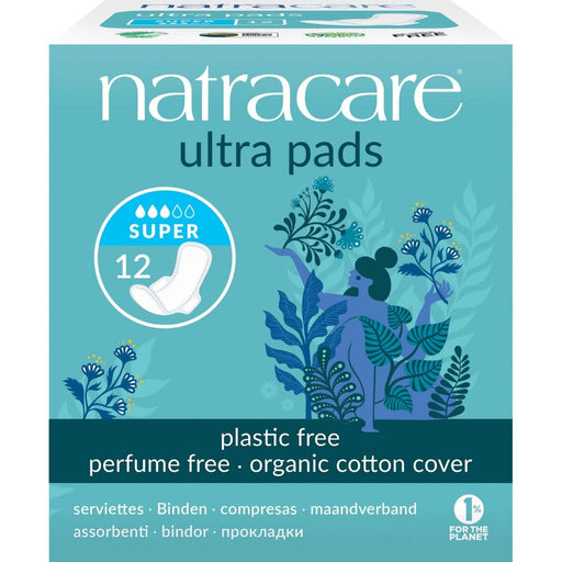 Natracare Ultra Pads Super With Wings x 14 Pack