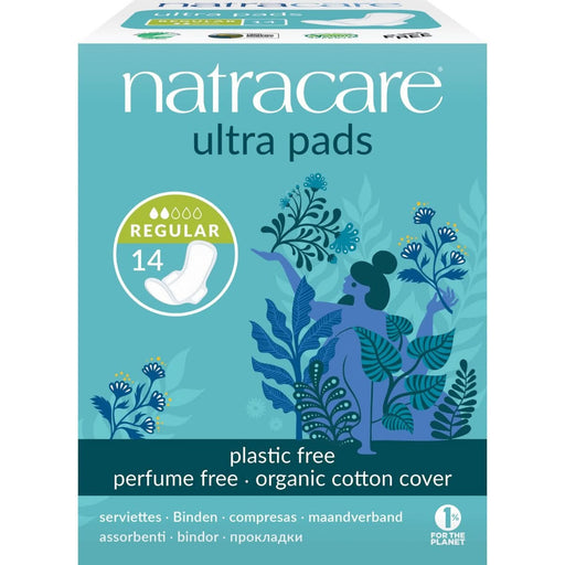 Natracare Ultra Pads Regular With Wings x 14 Pack
