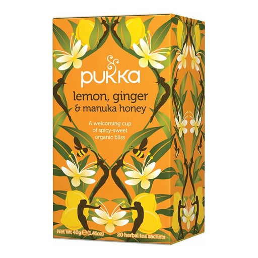 Pukka Lemon Ginger & Manuka Honey Tea 20 Bags