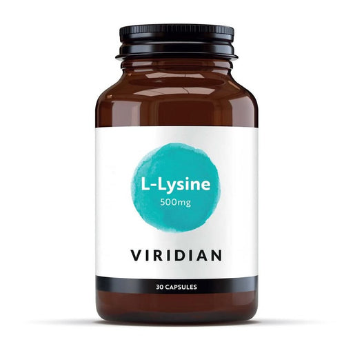 Viridian L-Lysine 500mg 30 Capsules