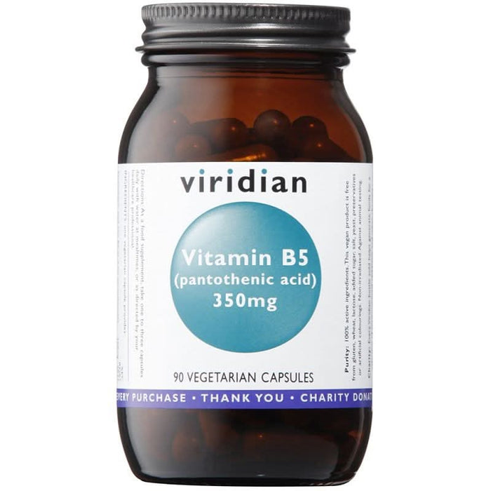 Viridian Vitamin B5 350mg 90 Capsules