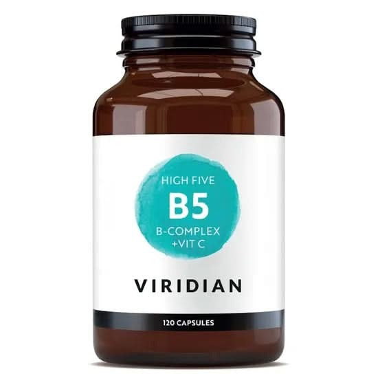 Viridian High Five B Complex with Vitamin C 120 caps