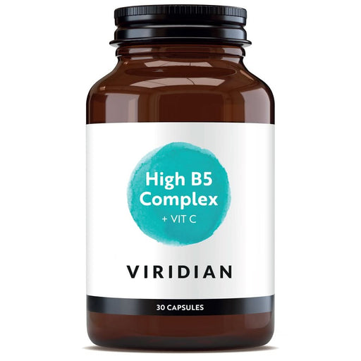 Viridian High B5 Complex + Vit C 30 Capsules