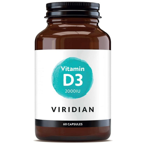 Viridian Vitamin D3 (Vegan) 2000IU 60 Capsules