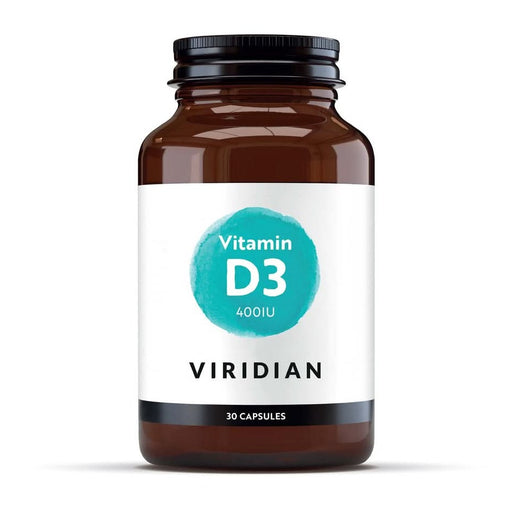 Viridian Vitamin D3 (Vegan) 400IU 30 Capsules