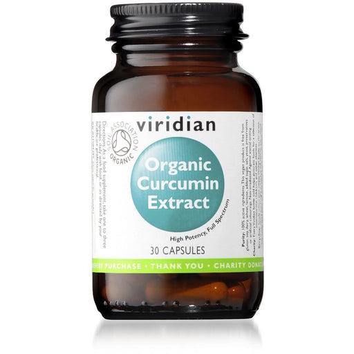 Viridian Organic Curcumin Extract 30 Capsules