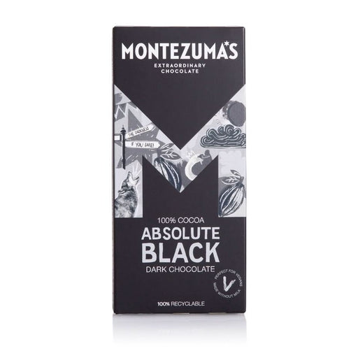 Montezuma's  Cocoa Chocolate Bar: Absolute Black 90g