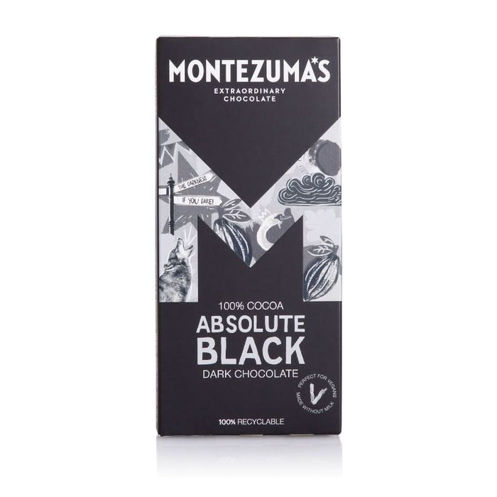 Montezuma's  Cocoa Chocolate Bar: Absolute Black 90g