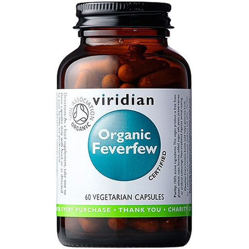 Viridian Organic Feverfew 60 caps