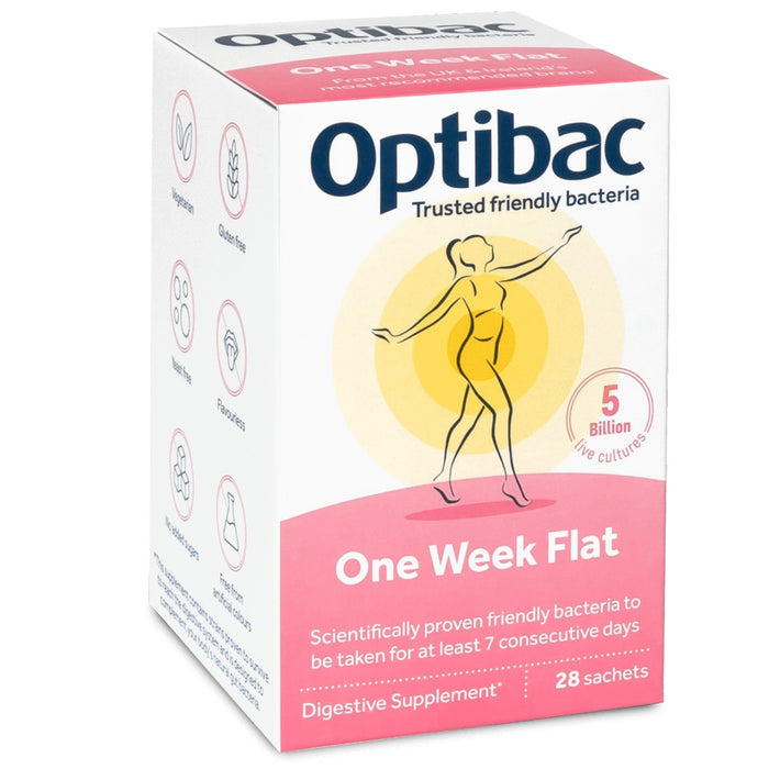 Optibac One Week Flat (Flat Stomach) 28 sachets