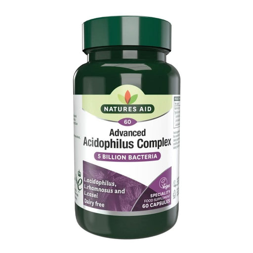 Natures Aid Acidophilus Complex 5 Billion 60 Capsules