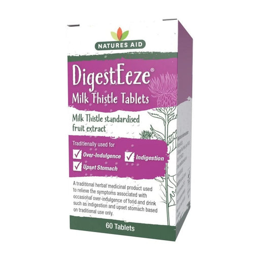 Natures Aid DigestEeze (Milk Thistle) 60 Tablets