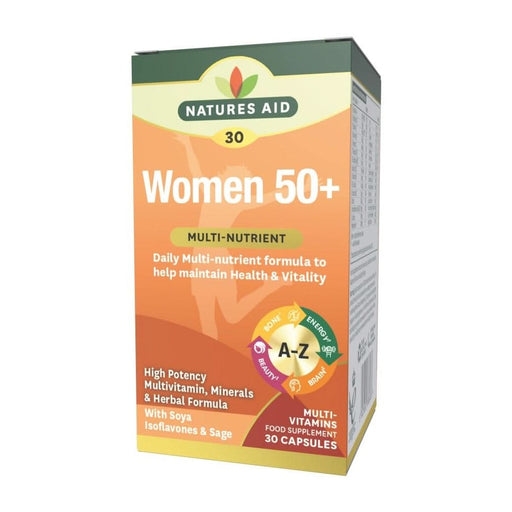 Natures Aid Women 50+ Multi-Vitamins & Minerals 30 Capsules