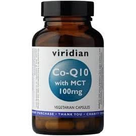 Viridian Co-enzyme Q10 100mg with MCT 60 Capsules