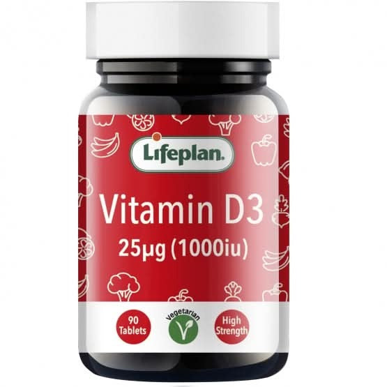 Lifeplan Vitamin D3 1000iu 90 Tablets