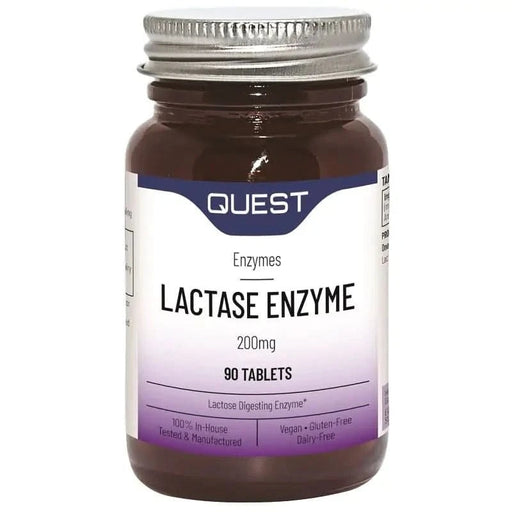 Quest Lactase Enzyme 200mg 90 Tablets