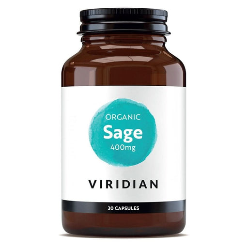 Viridian Organic Sage 400mg 30 Veg Caps