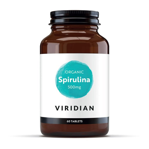 Viridian Organic Spirulina 500mg 60 Tablets