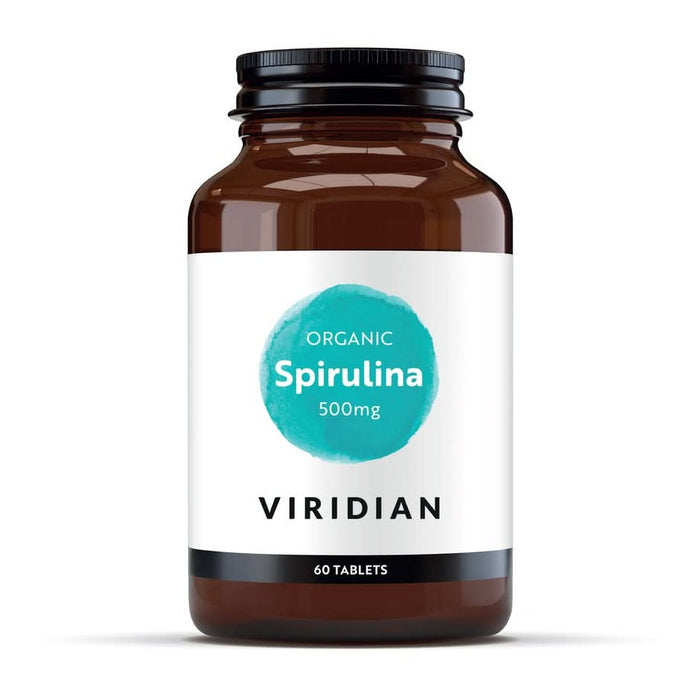 Viridian Organic Spirulina 500mg 60 Tablets