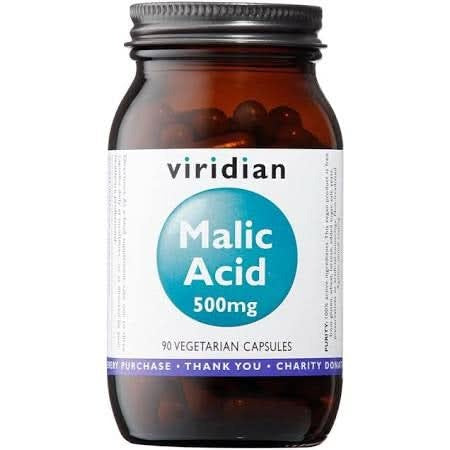 Viridian Malic Acid 500mg 90 Vcaps