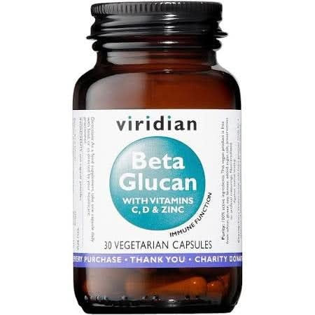 Viridian Beta Glucan 30 Capsules
