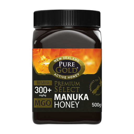 Pure Gold Manuka Honey 300+ MGO 500g