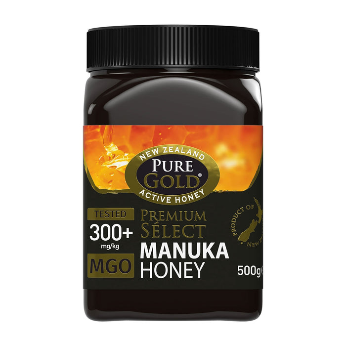 Pure Gold Manuka Honey 300+ MGO 500g