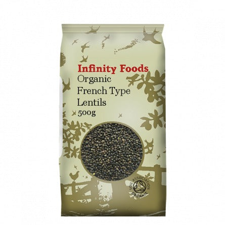 Infinity Foods Organic French Type Lentils 500g