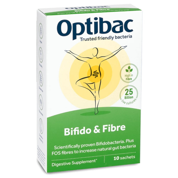 Optibac Bifido & Fibre 10 Sachets