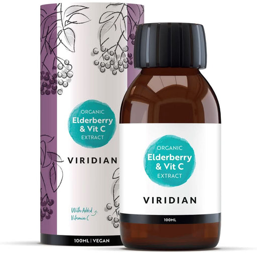 Viridian Organic Elderberry Extract & Vitamin C 100ml