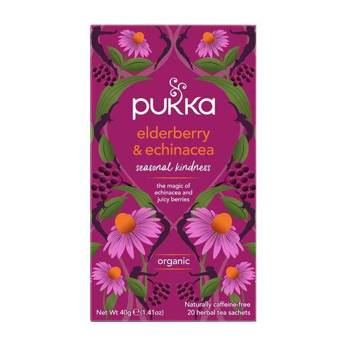 Pukka Elderberry & Echinacea Organic Tea 20 Bags