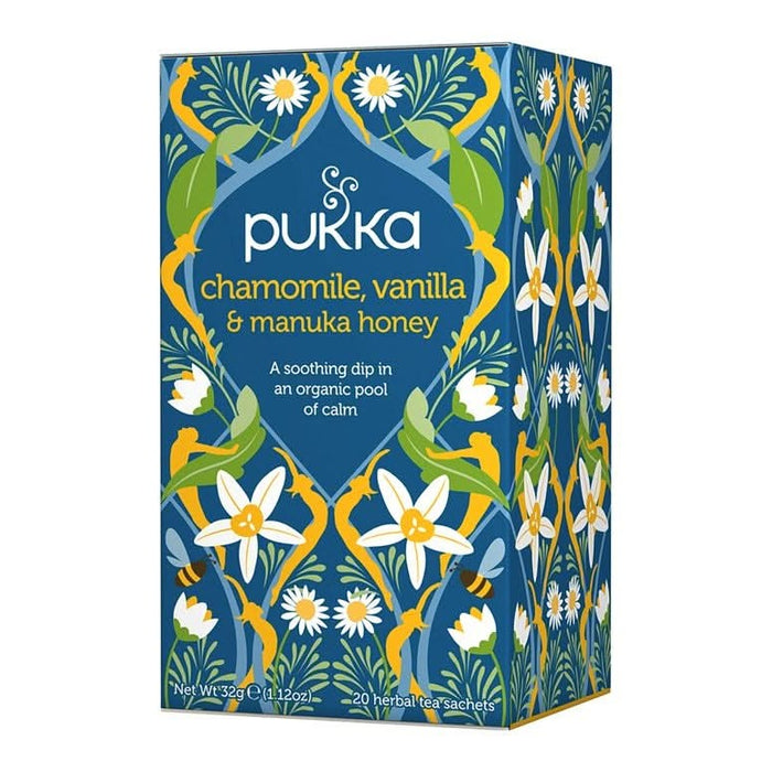 Pukka Chamomile Vanilla & Manuka Tea 20 Bags