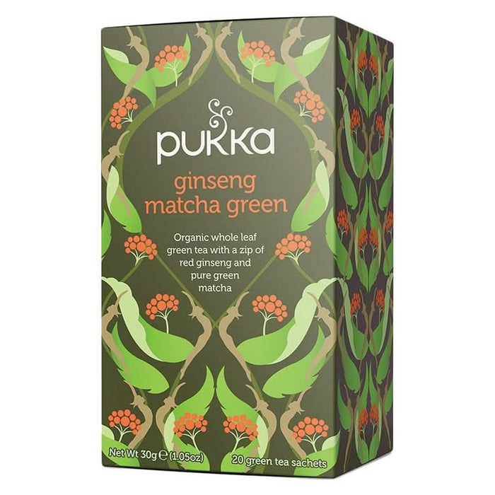 Pukka Ginseng Matcha Green Tea 20 Bags