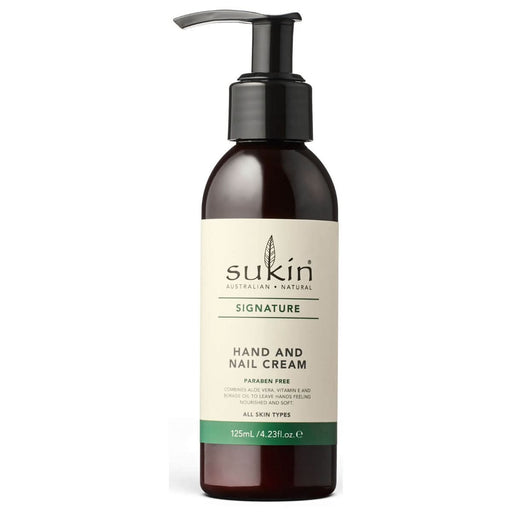 Sukin Hand and Nail Cream Pump 125ml