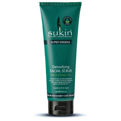 Sukin Detoxifying Facial Scrub Super Greens 125ml