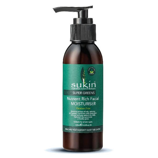 Sukin Nutrient Rich Facial Moisturiser Super Greens 125ml