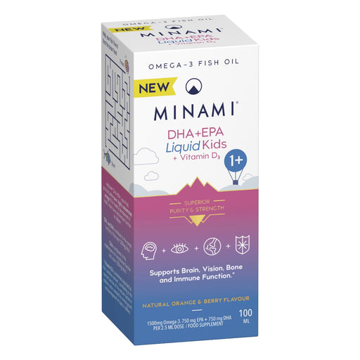 Minami DHA, EPA and Vitamin D Kids Liquid 100ml