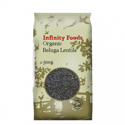 Infinity Foods Organic Beluga Lentils 500g