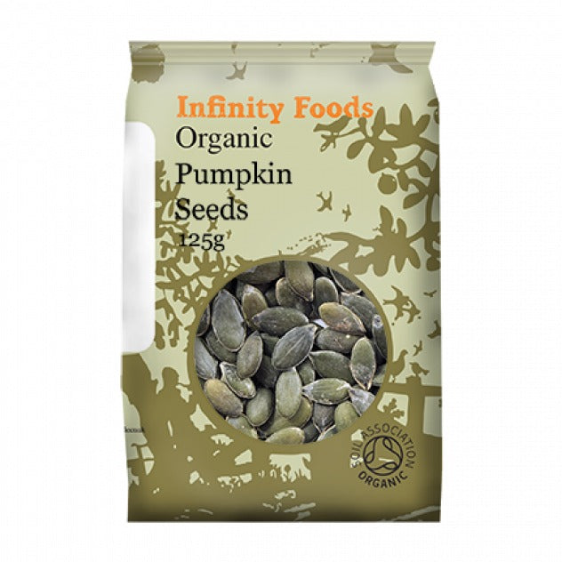 Infinity Foods Organic Pumpkin Seeds - AA grade 125g