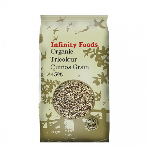 Infinity Foods Organic Tricolour Quinoa Grain 450g