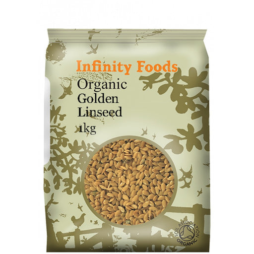 Infinity Foods Organic Linseed Gold 1KG