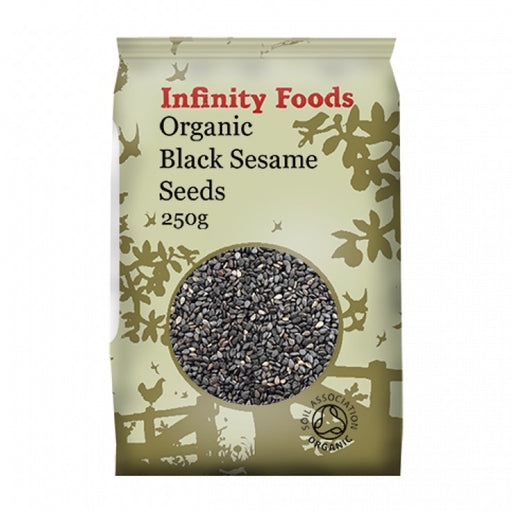 Infinity Foods Organic Black Sesame Seeds 250g