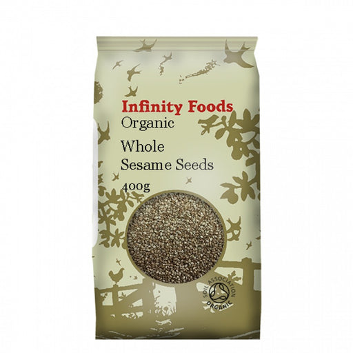 Infinity Foods Organic Whole Sesame Seeds 400g
