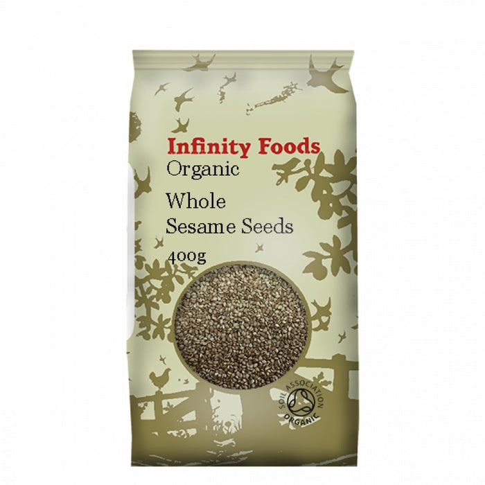 Infinity Foods Organic Whole Sesame Seeds 400g