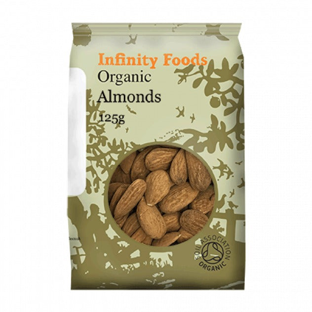 Infinity Foods Organic Almonds 125g