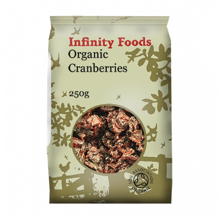 Infinity Foods Cranberries with Apple Juice 250g