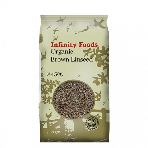 Infinity Foods Organic Linseed Brown 450g